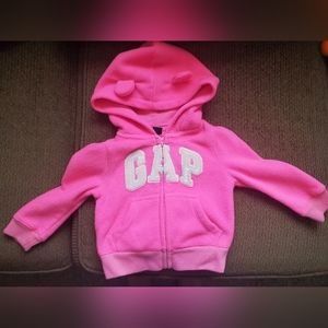 Pink Gap zip up jacket